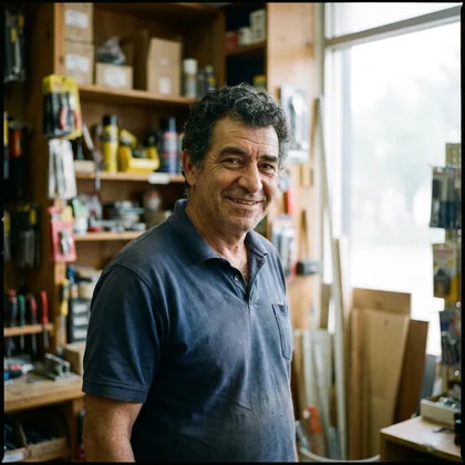 Dono de uma loja de materiais